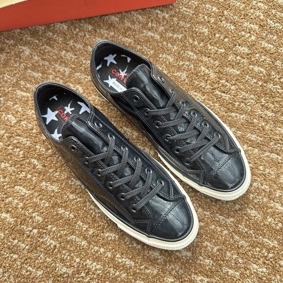 Converse Chuck 70 Ox Black Patent Women’s Athletic Shoes 162438C main image 11